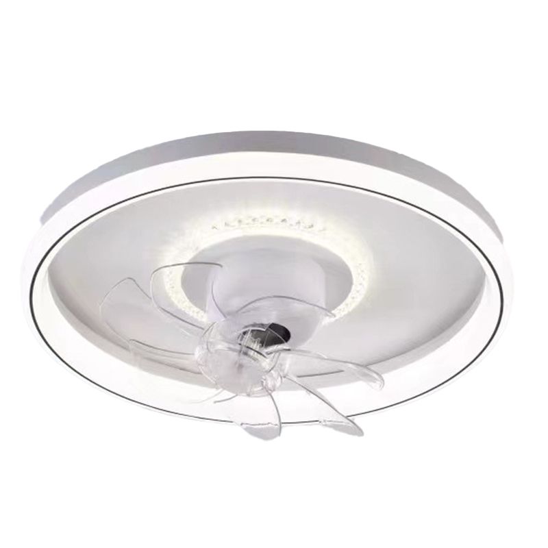 Multi Light Ceiling Fan Light Modern Style Metal Ceiling Fan Light for Living Room