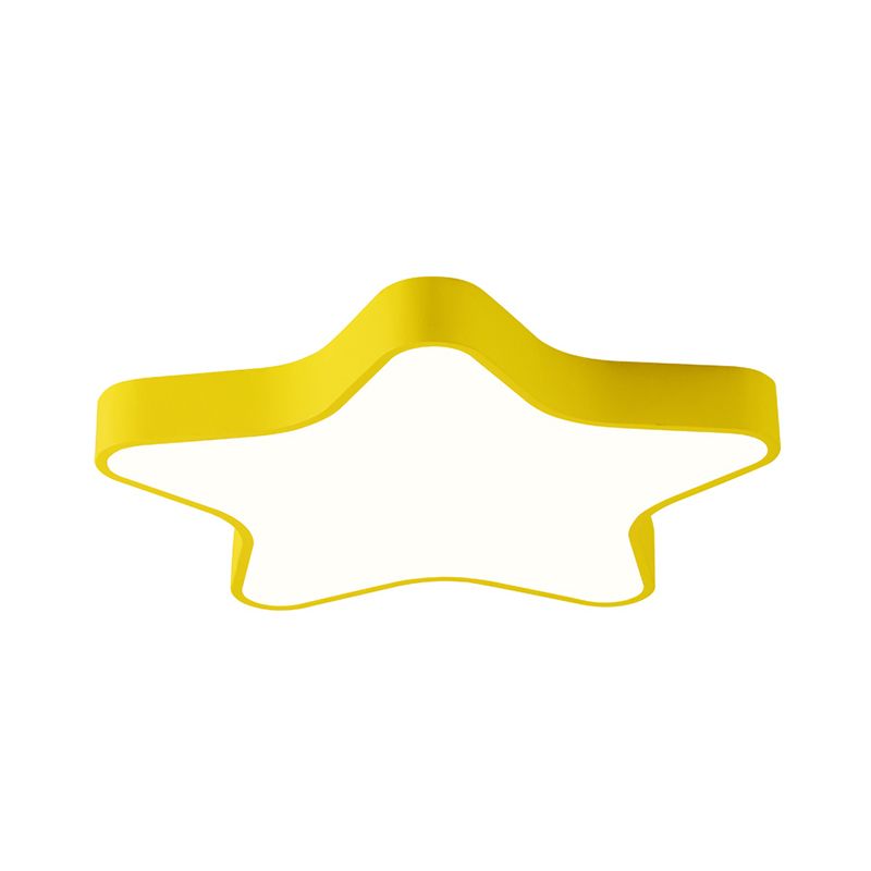 Acryl Ster Schaduw Flush Light Fixture Hedendaagse LED dicht bij plafond lamp voor slaapkamer