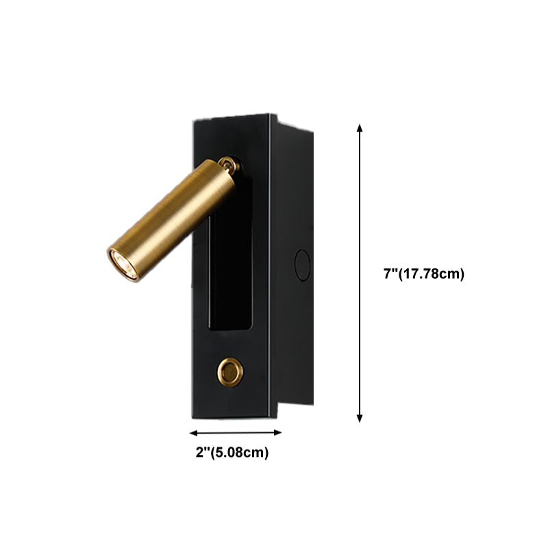 Modern Style Wall Sconce Metal 1 Light Wall Lighting for Bedside