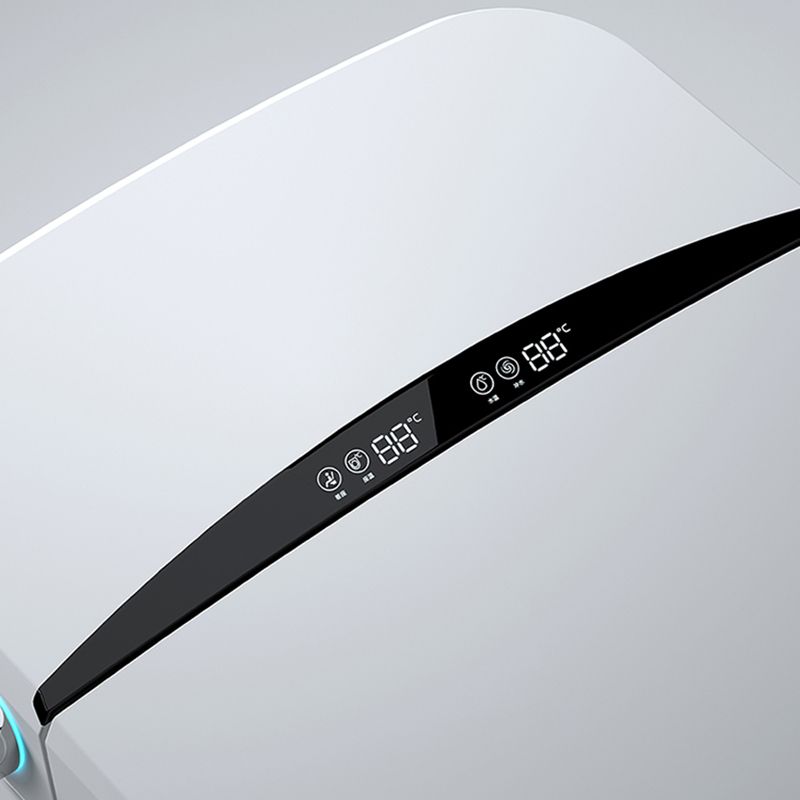 Elongated Toilet Seat Bidet White One-Piece Smart Toilet Bidet with Unlimited Warm Water