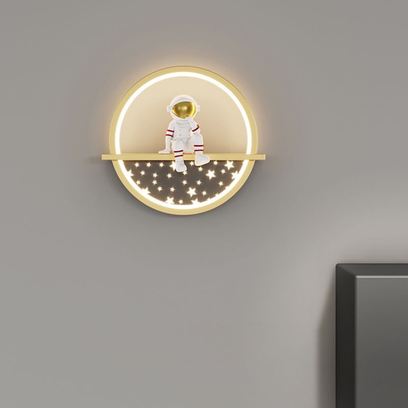 Simple LED Wall Mount Light Modern Style Wall Light with Acrylic Shade for Bedroom