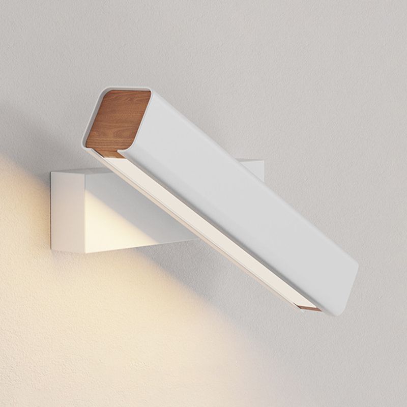 Single White/Black Modernism Wall Mounted Sconce LED Wall Light for Bedroom