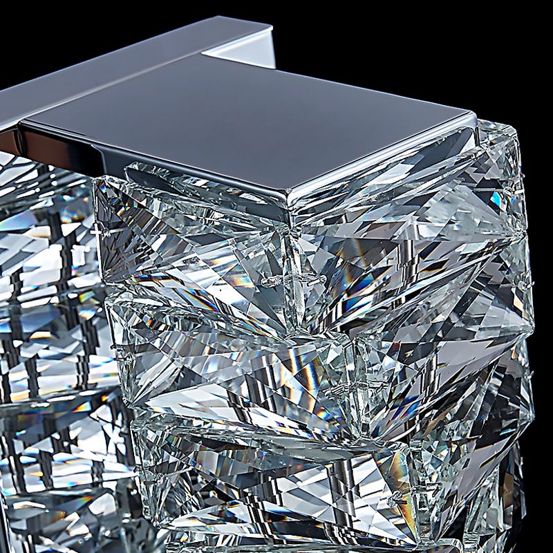 Sombra única de la pared de cristal de sombra estilo moderno de 1 luz de montaje de pared lámpara