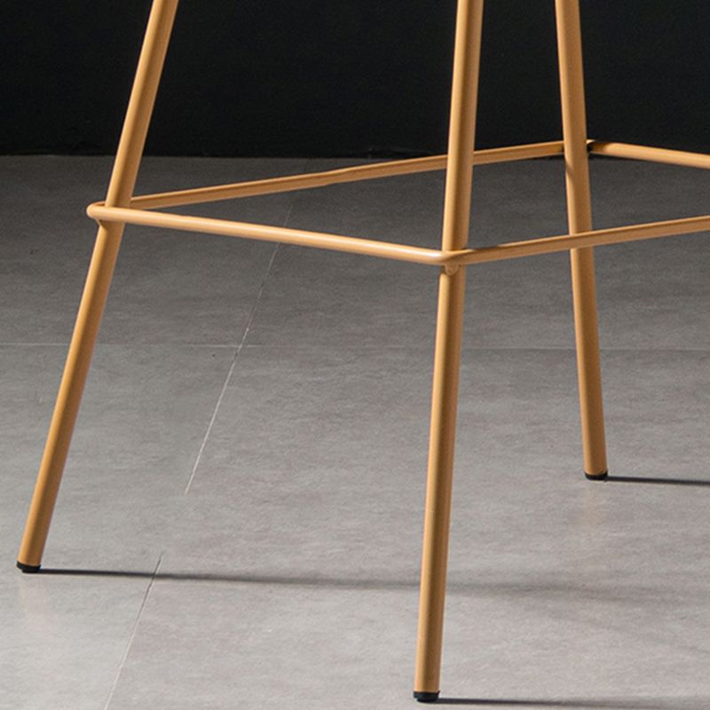 Contemporary Counter Height Stools Plastic Height Bar Stool for Living Room