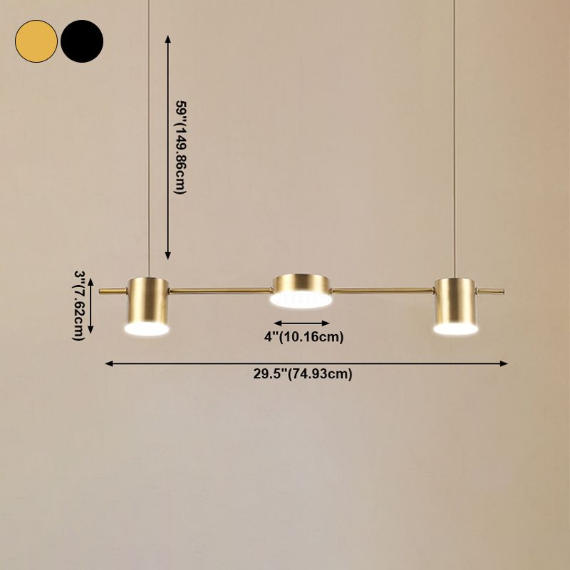 Nordic Simple Dining Table Lámpara de la isla Bar de cocina Bar comedor LED LIGHT