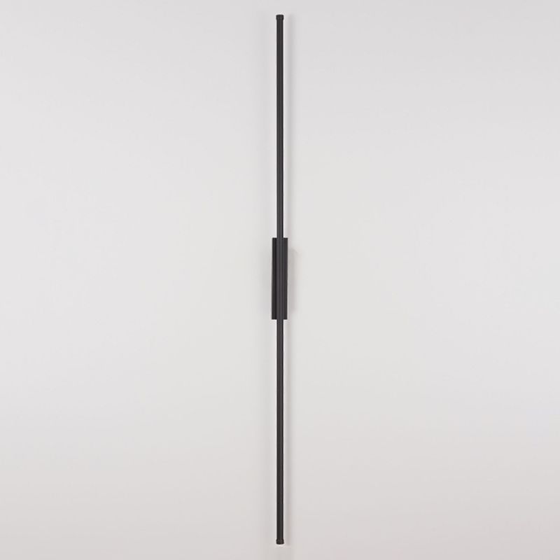 Black Shade Wall Lamp Modern Metal Shade Wall Lighting Fixtures for Living Room