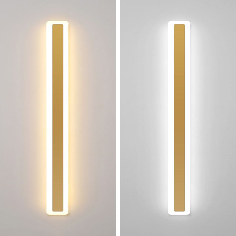 Linearer Schatten Metall Wandleuchte modern