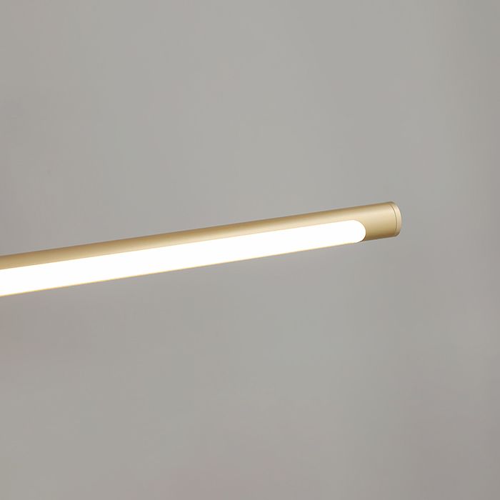 Modern Simplicity Gold Frame Lighting Fixture for Bathroom Powder Room Washroon