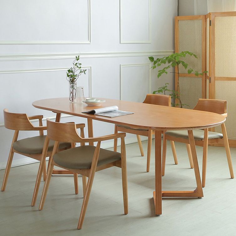 Modern Style Solid Wood Dining Set 1/2/4/5/7 Pieces Dining Set