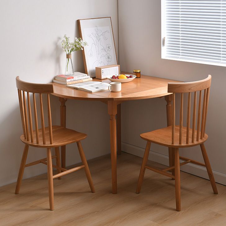 Modern Dining Chairs Set 1/2/5 Pcs Solid Wood Folding Dining Table