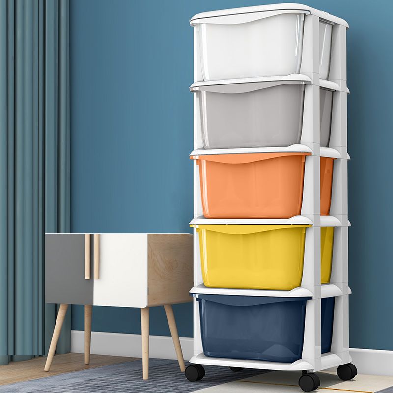 Modern Nursery Dresser Chest Kids Nightstand with 5/6 Drawers