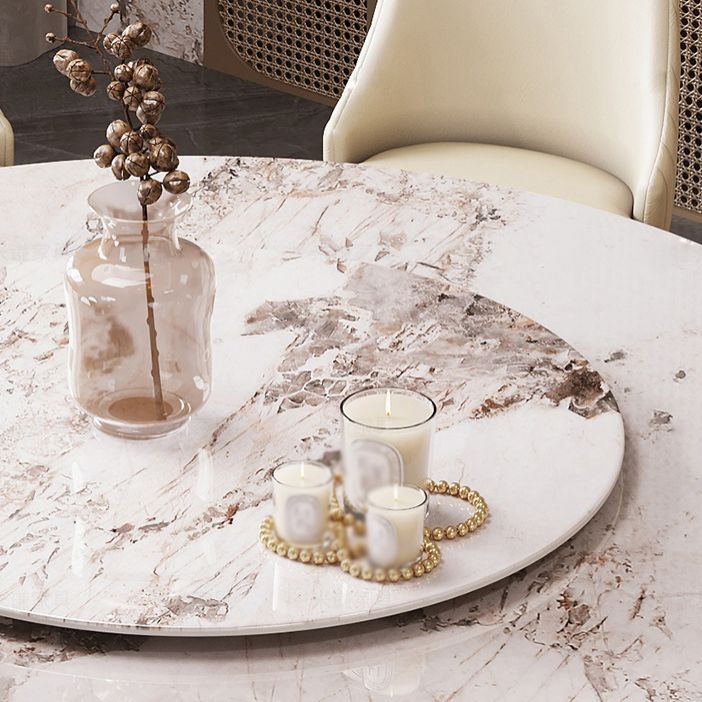 Glam 1/3/4/5/7 Pieces Dining Sets Round Dining Room Table Set