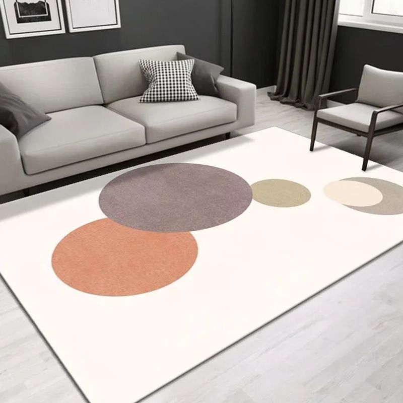 Modern Indoor Carpet Geometric Print Rug Polyester Stain Resistant Carpet for Home Decor