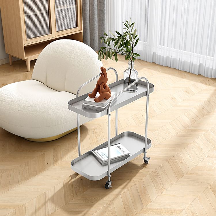 25.2"H Industrial Bookshelf Metal Shelf Bookcase for Home Office