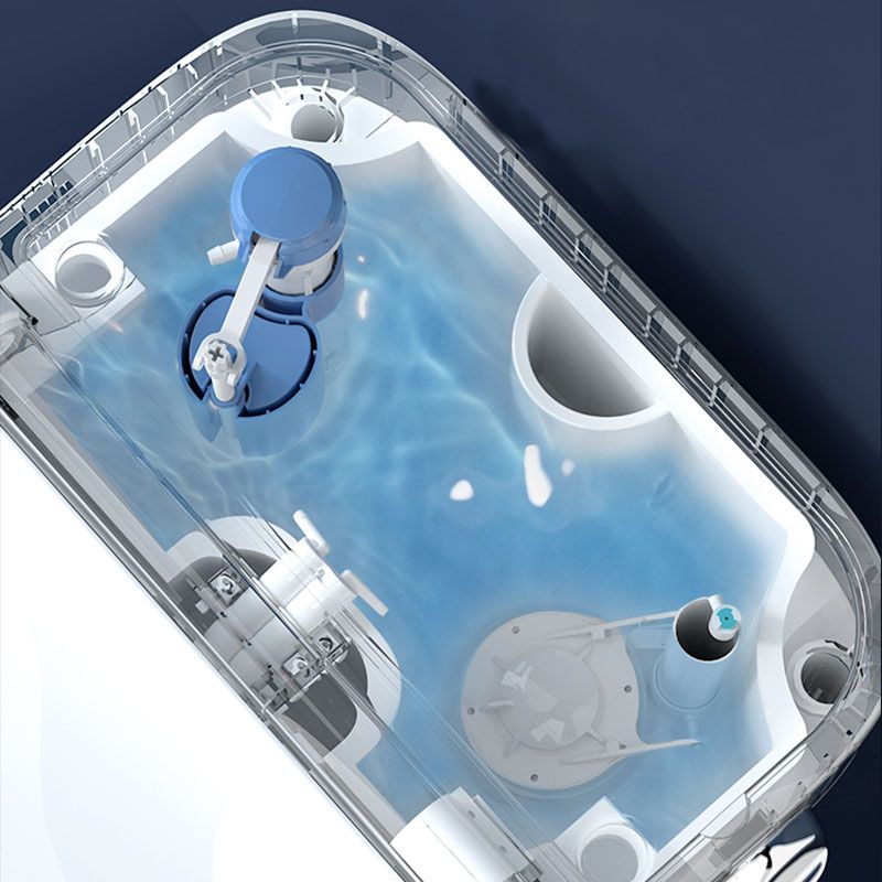 Contemporary Flush Toilet Floor Mounted One-Piece Toilet Porcelain Toilet Bowl