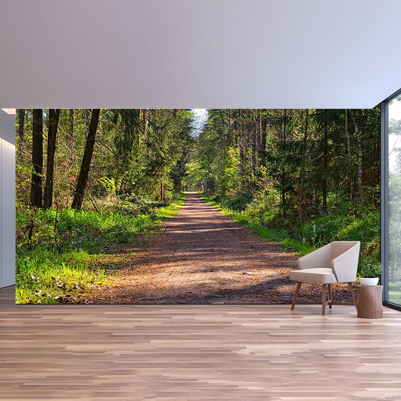 Horizontal Photography Space Extension Mural Eco-friendly Wallpaper for Room