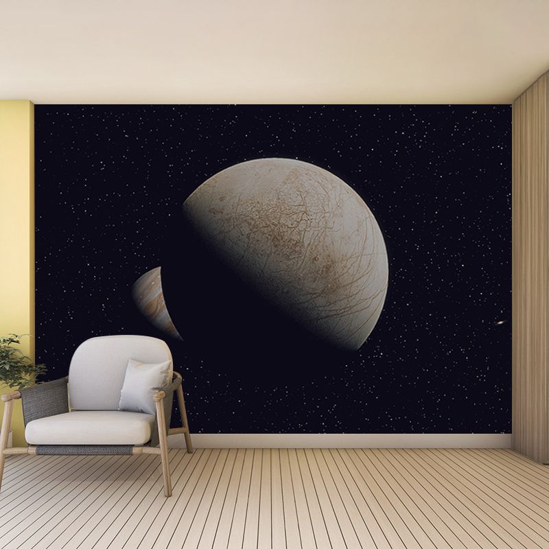 Mildew Resistant Environment Friendly Universe Wallpaper Indoor Wall Mural