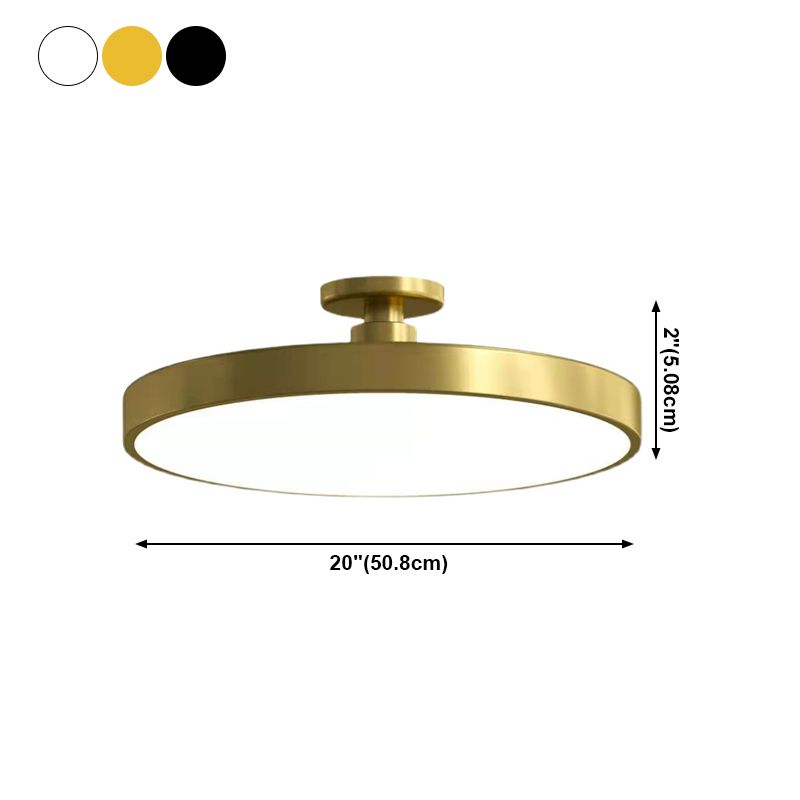 Plafoniera moderna da soffitto a LED per montaggio a incasso per salotto