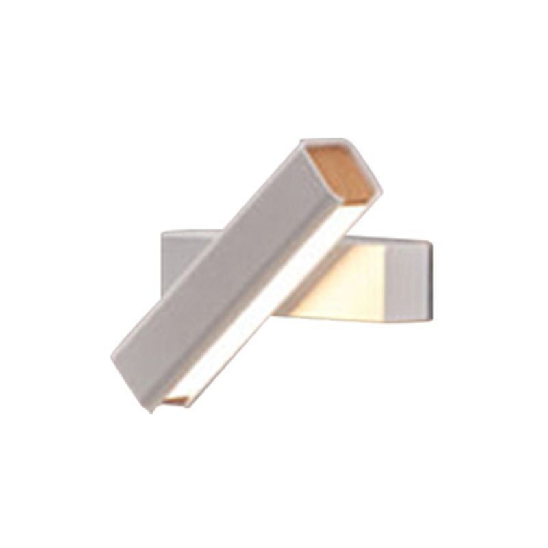 Square Shade Metal Wall Sconce Modern Style 1 Light Wall Mounted Light
