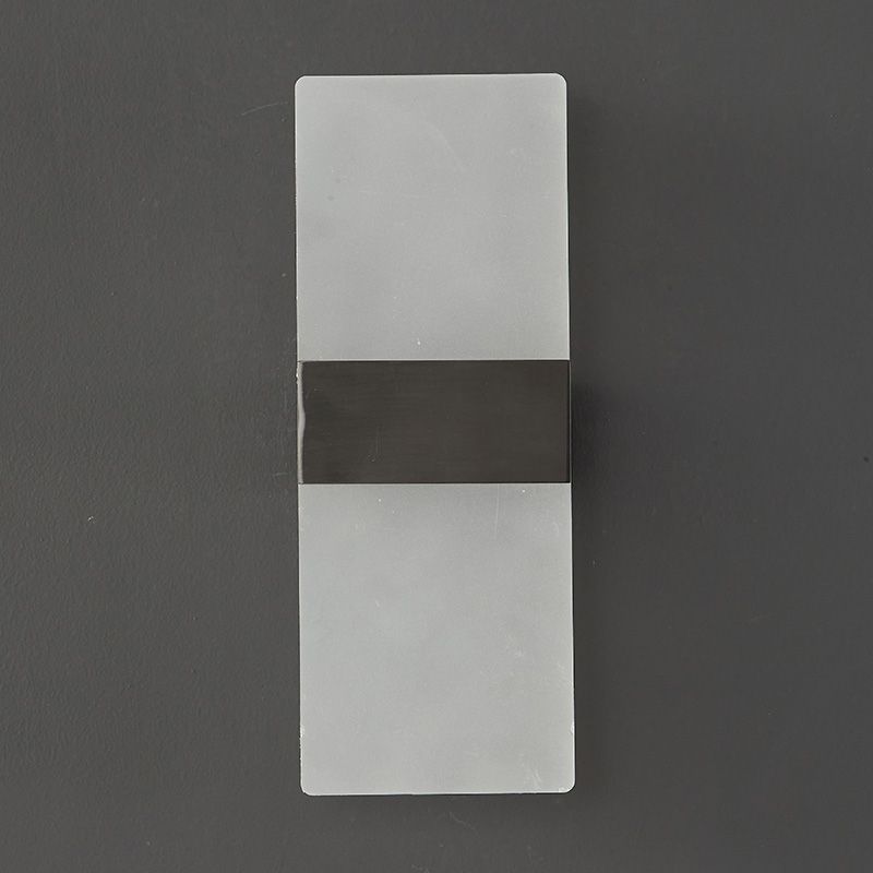 Post-Modern Wall Sconce Rectangular Brass Sconce Lighting for Bedroom