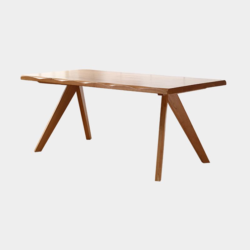 Modern Style Furniture 5/7 Pcs Rectangle Solid Wood Dinette Table with Dining Chair