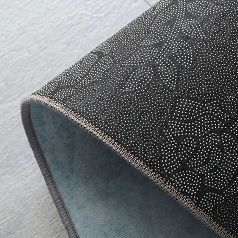 Creative Abstract Art Rug Polyester Indoor Rug Stain Resistant Carpet for Home Decoration