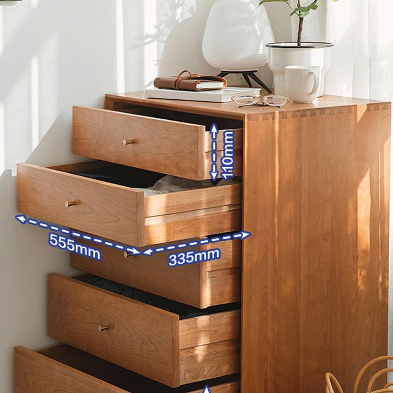 Modernism Storage Chest Dresser Solid Wood Dresser with 5/6/9 Drawers for Bedroom