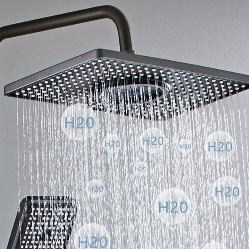 Contemporary Shower System Wall Mounted Shower System with Hand Shower