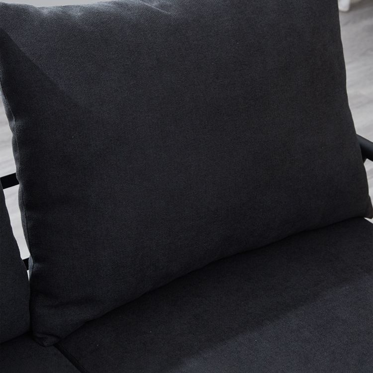 Chaise d'intérieur et d'extérieur moderne, chaise d'appoint rembourrée à dossier croisé en métal