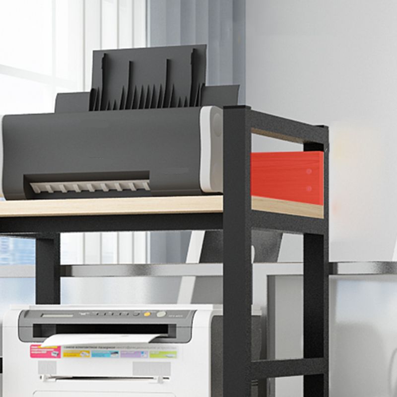 Scandinavian Open Back Bookcase with Shelves for Home Office