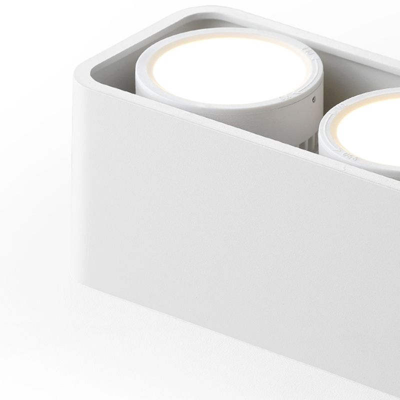 Modern Simple Style Aluminum Ceiling Light Metal Shade Geometry Ceiling Lamp for Bedroom