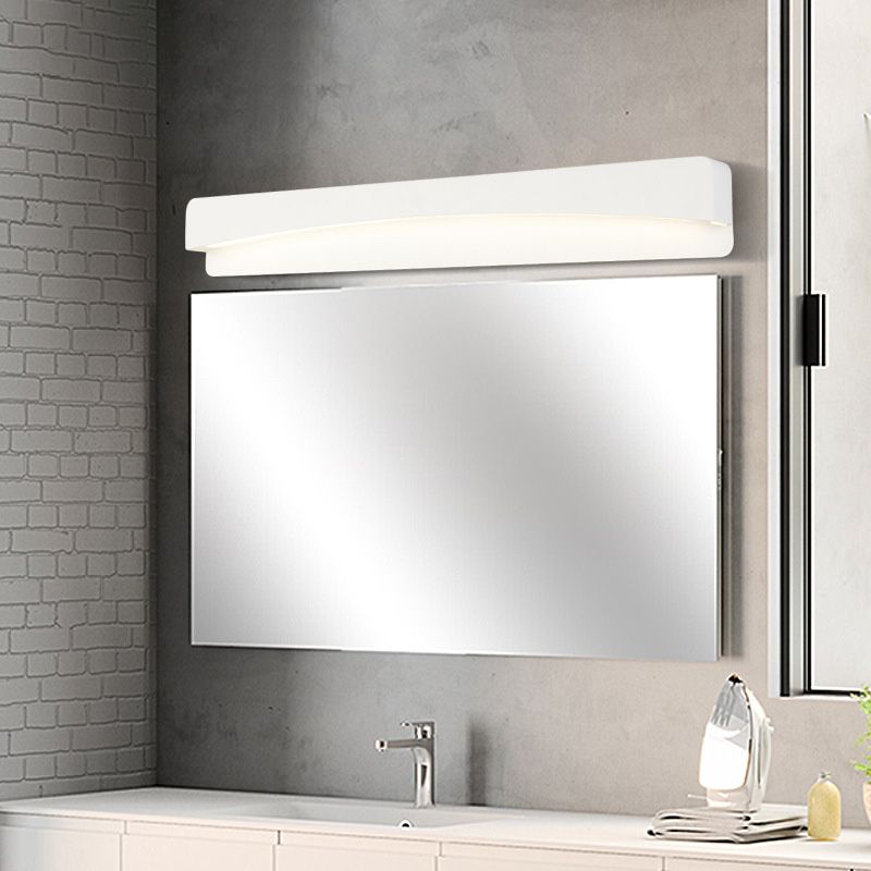 Acryl rechteckige Eitelkeitsbeleuchtung modernistische LED -LED -Leuchte in natürlichem Licht, 16,5 "/20,5"/24,5 "breit
