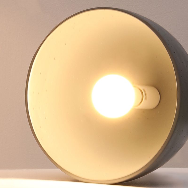 Modern Creative Single Pendant Light Resin Bowl Macaron Hanging Lamp for Dining Room