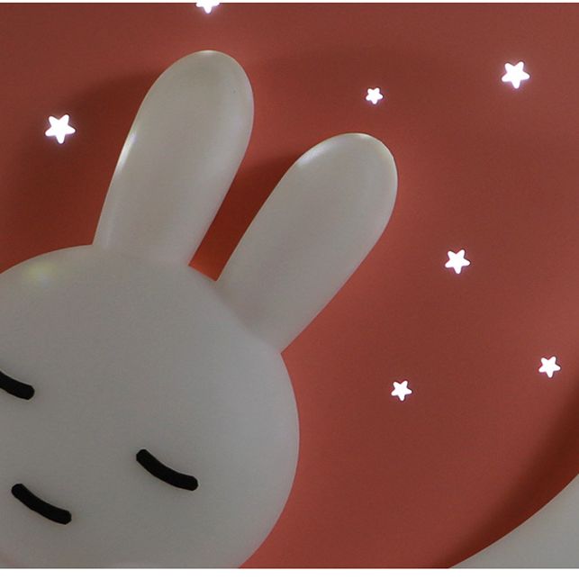 Plafonnier encastré à 1 lumière, luminaire de plafond en plastique de dessin animé