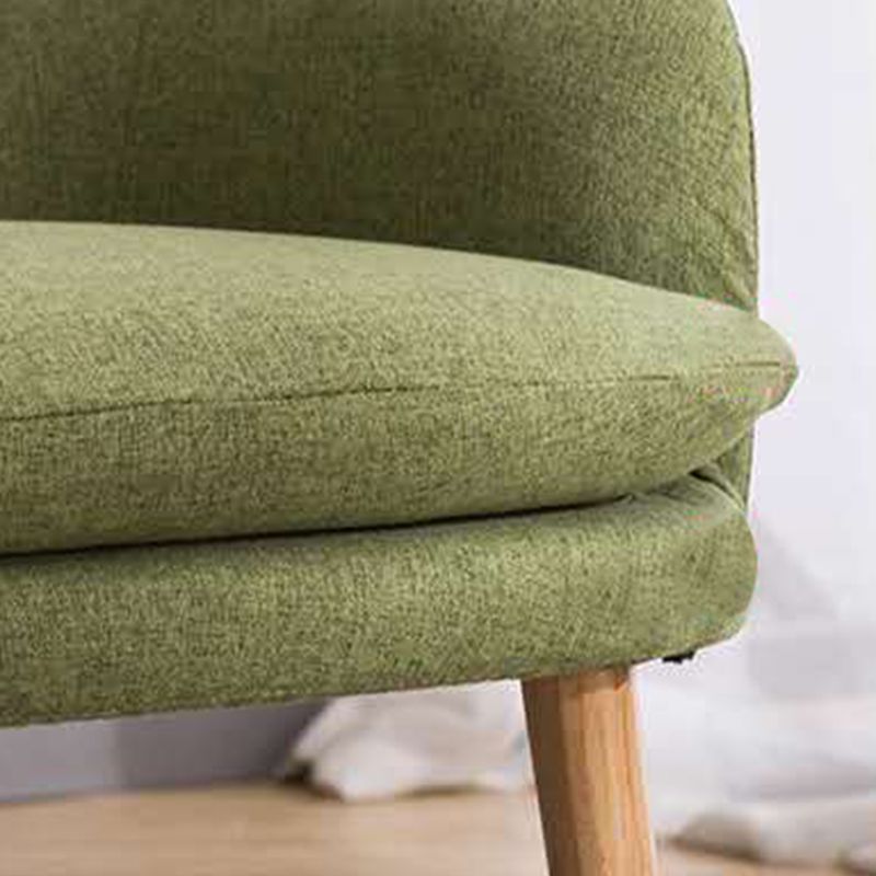 Linen Chair 23.65" L x25.5" W x29.9" H Removable Cushion Chair