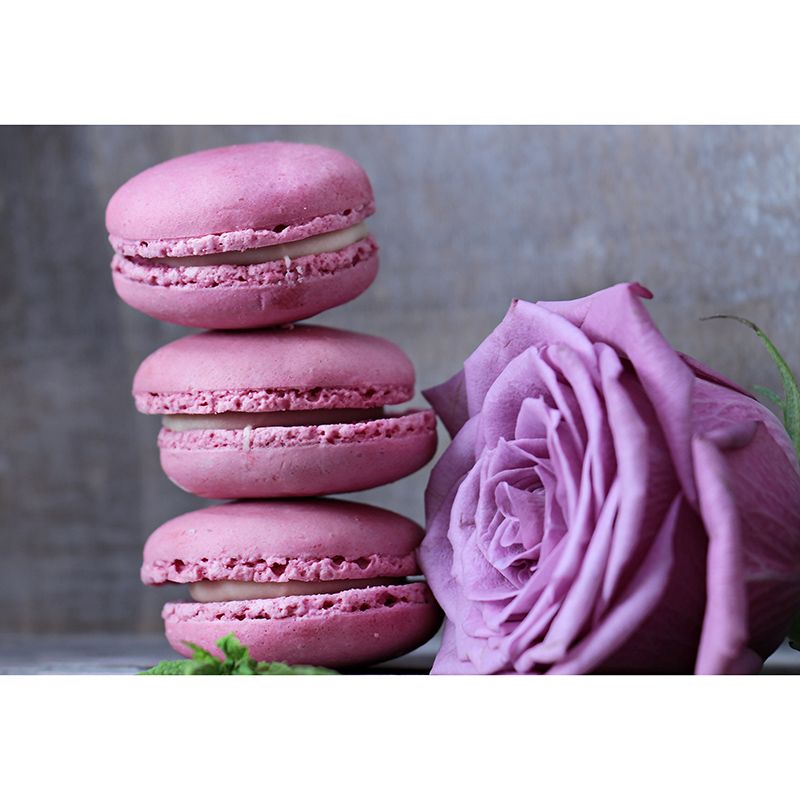 Dessert Wall Mural Decal Moisture Waterproofing Wallpaper Resistant for Bakery