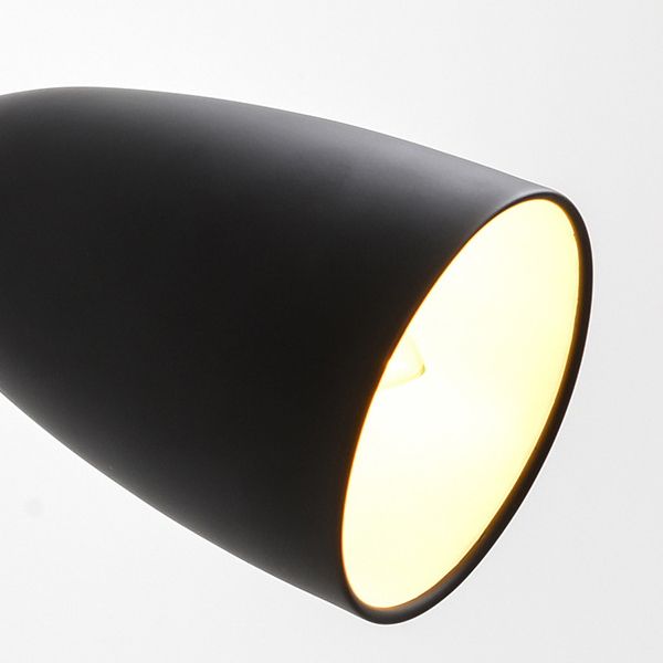 Wrought Iron Wall Lamp in Modern Style Cone 1-Light Reading Wall Light for Bedroom