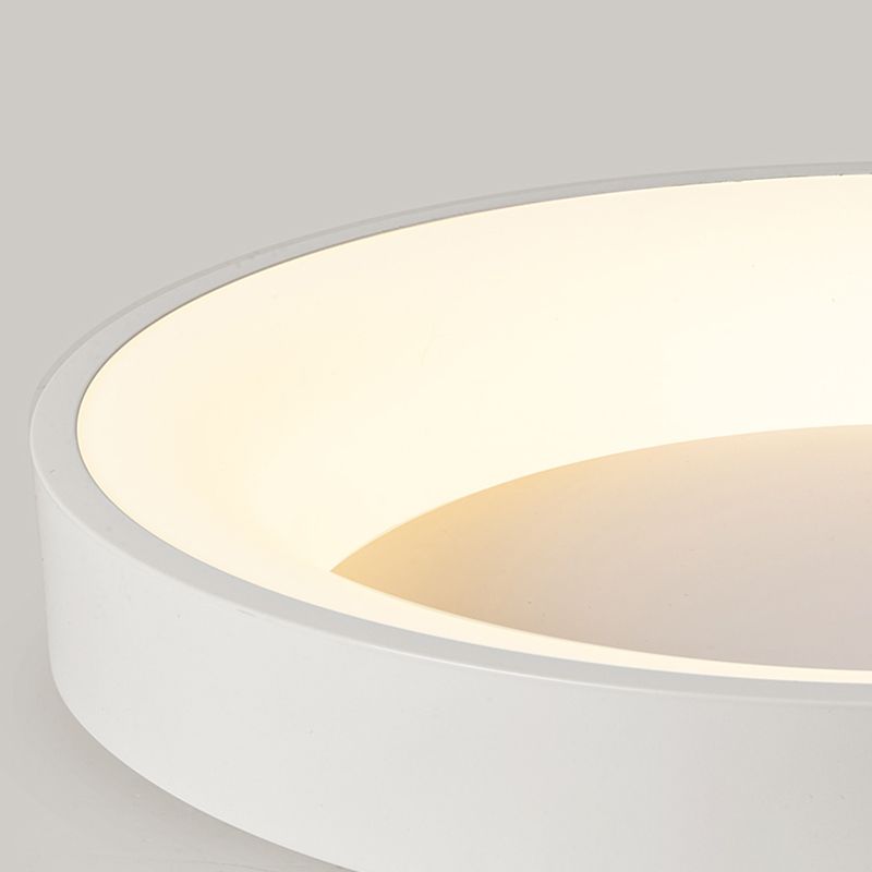 Eigentijdse ronde inbouwverlichtingsarmaturen Metaal 1 licht Inbouw plafondarmatuur