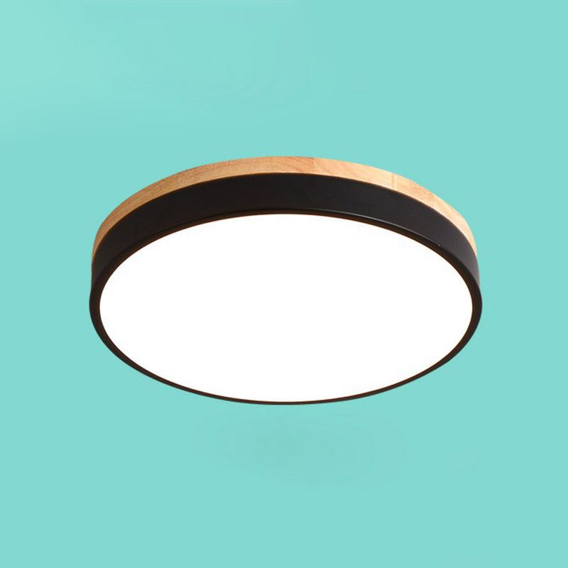 Cirkelvormige slaapkamer inbouwverlichting Acryl simplistische LED-inbouwarmatuur