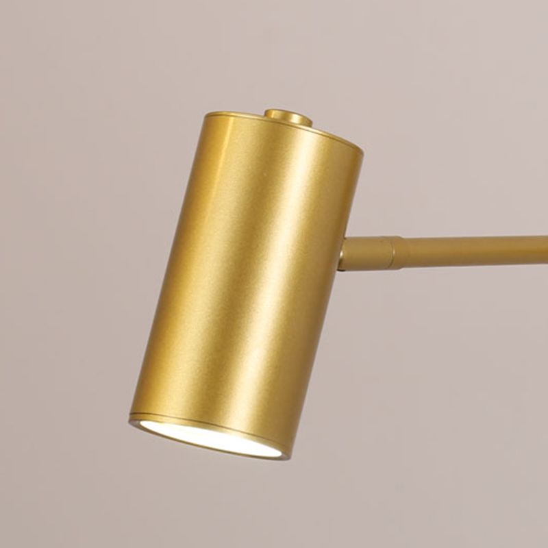 1 Licht geometrische Schattenwandbeleuchtung moderner Metallschwung Arm Leuchte