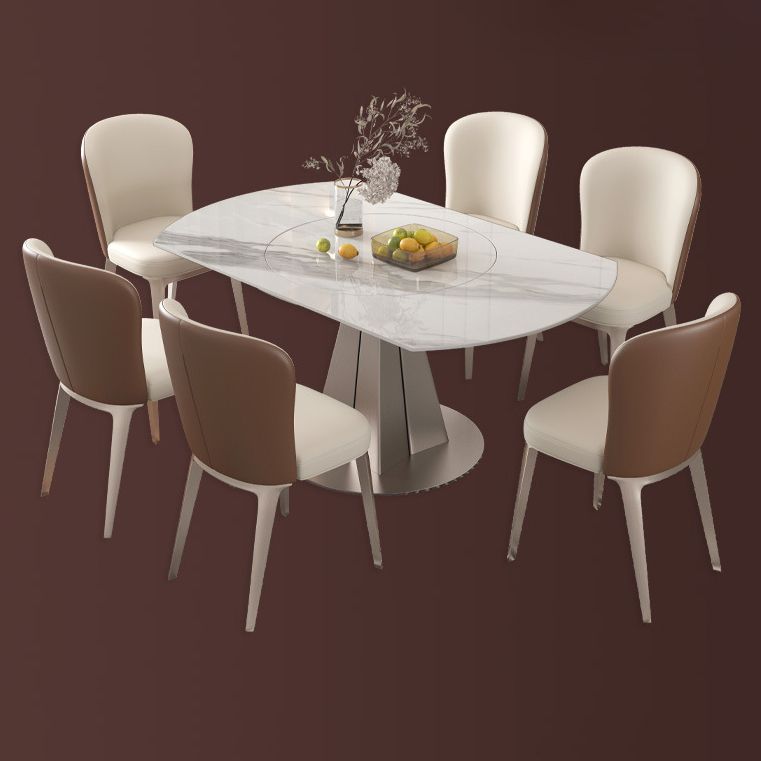 Modern Sintered Stone Dining Table Set 1/2/5/7 Pieces Dining Set for Home Use