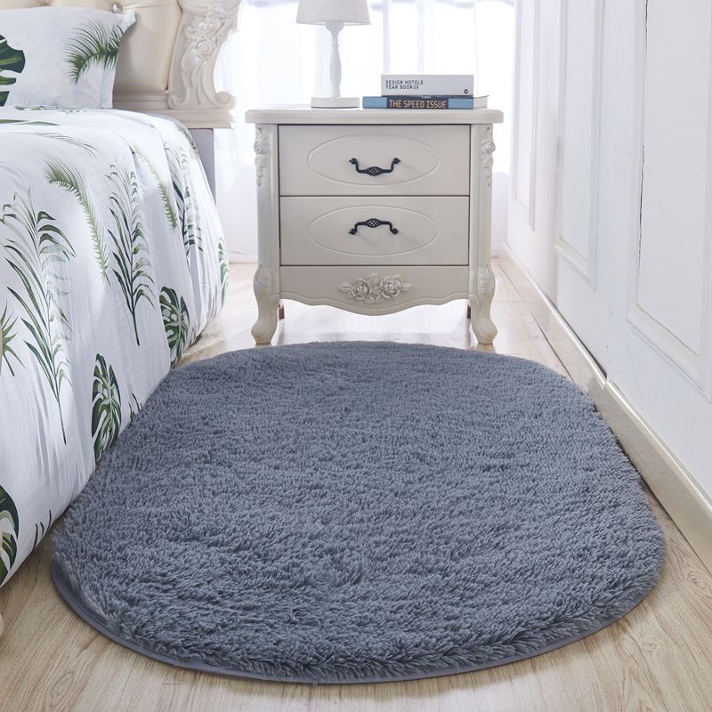 Tendy Shag Area Tapis Simplicity Plain Intérieur tapis intérieur Polyester Anti-Slip Backing Tapis pour décoration intérieure