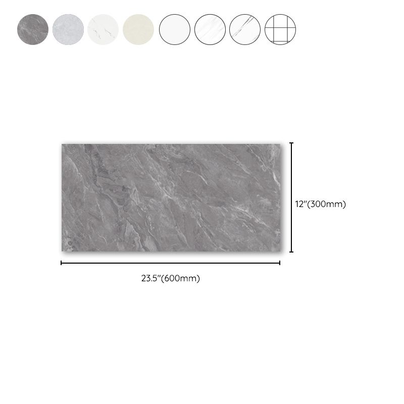 PVC Peel and Stick Backsplash Single Tile Waterproof Wallpaper