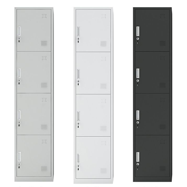 Steel Storage Cabinet Industrial Hinged Wardrobe Armoire for Home