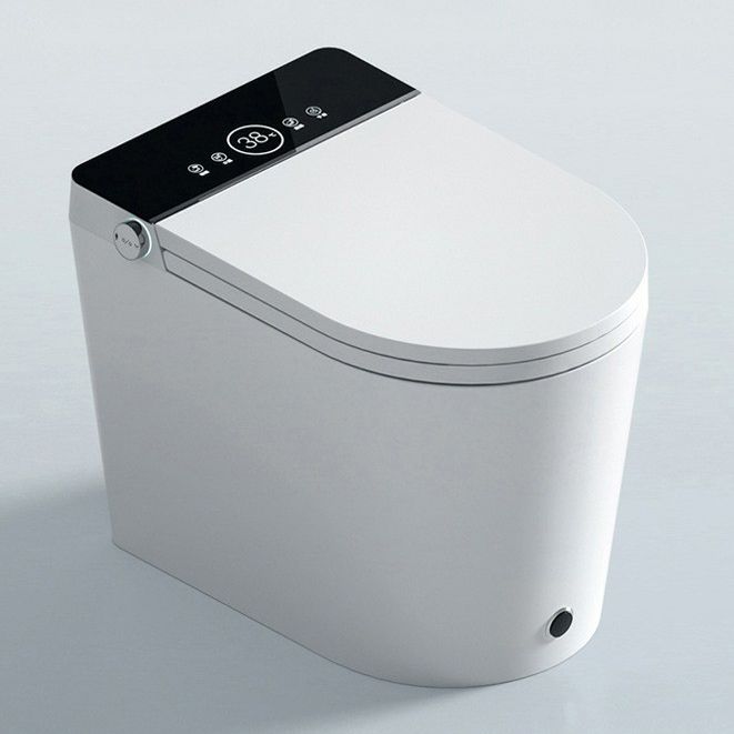 Contemporary One Piece Toilet White Urine Toilet for Bathroom