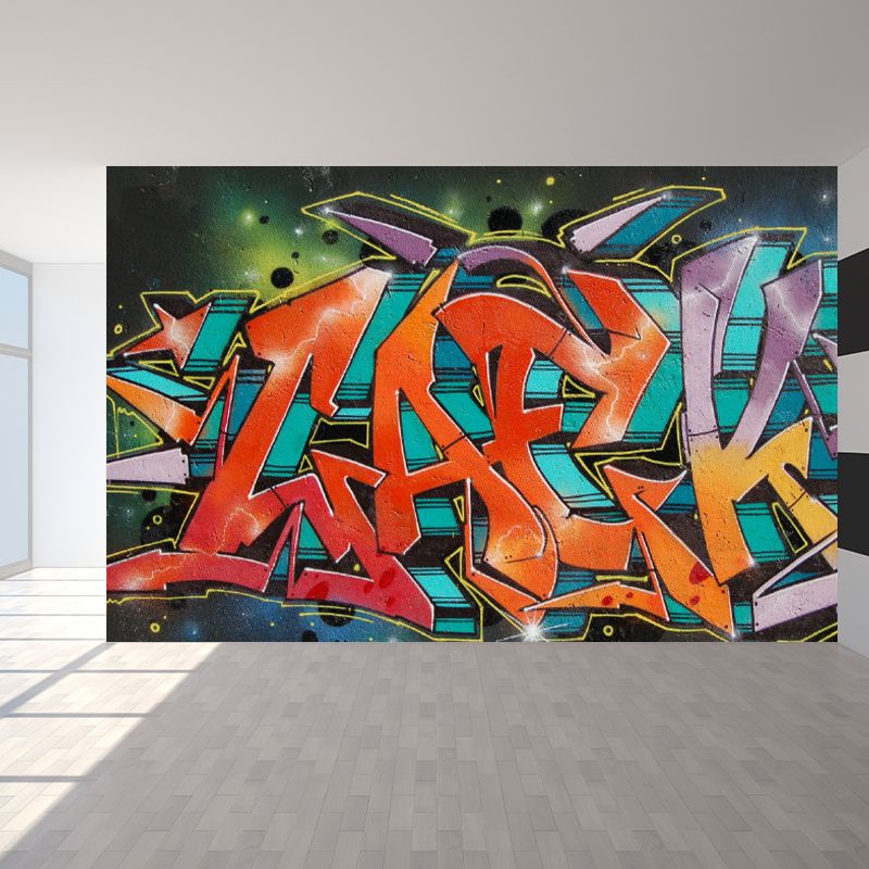 Non-Woven Decorative Wall Mural Modern Fashionable Pattern Wall Covering, Custom Printed