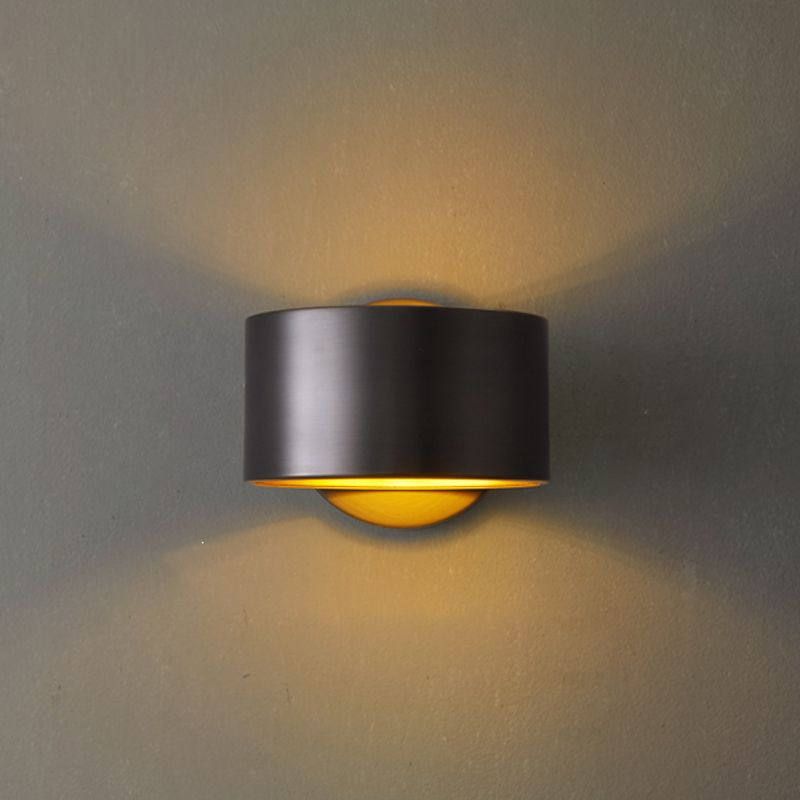 Metallzylinderwand -Lampen moderne Stil 1 leichte Leuchtenleuchten
