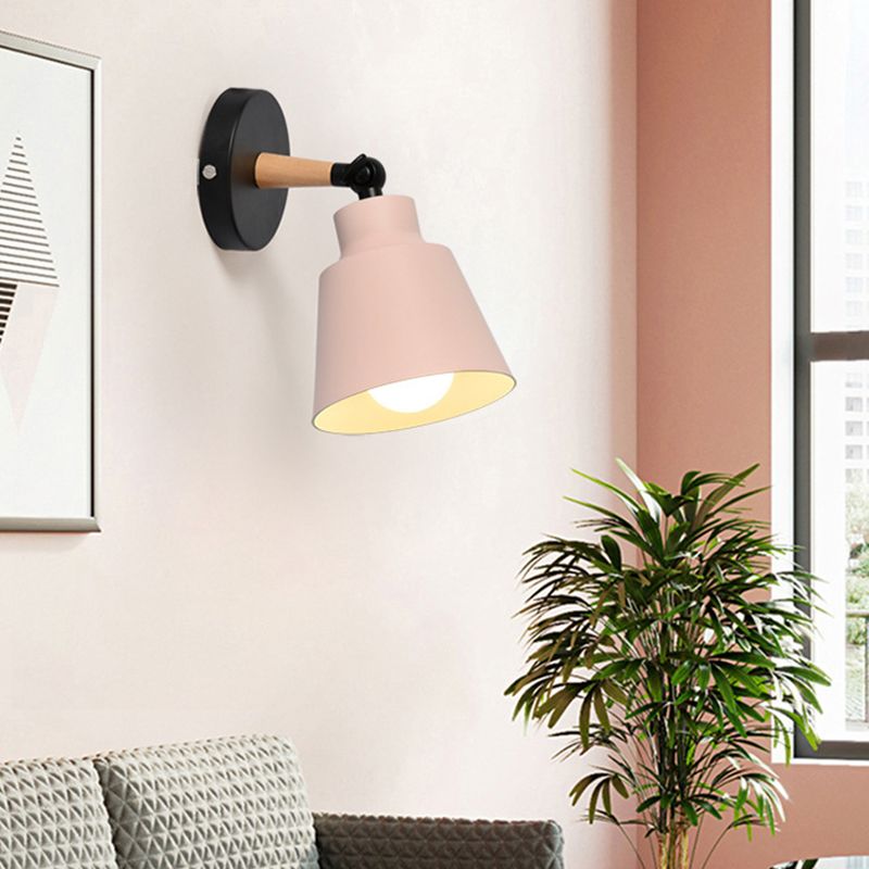 Modern Colorful Wall Sconce Simplicity Metal Wall Mounted Lamp for Sitting Room