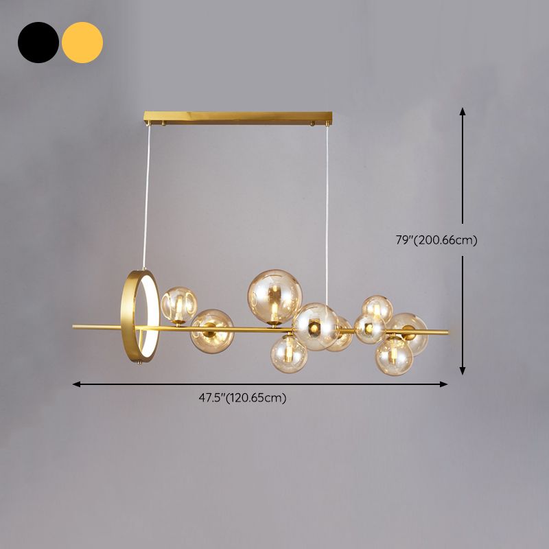 Modern Style Island Pendants Glass Pendant Lights for Dining Room