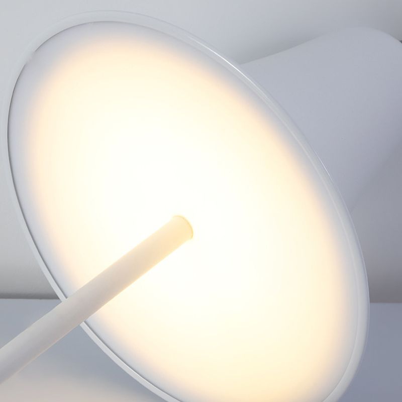 Bell Shape Table Lamp Modern Style Metal Single Light Night Table Lamp